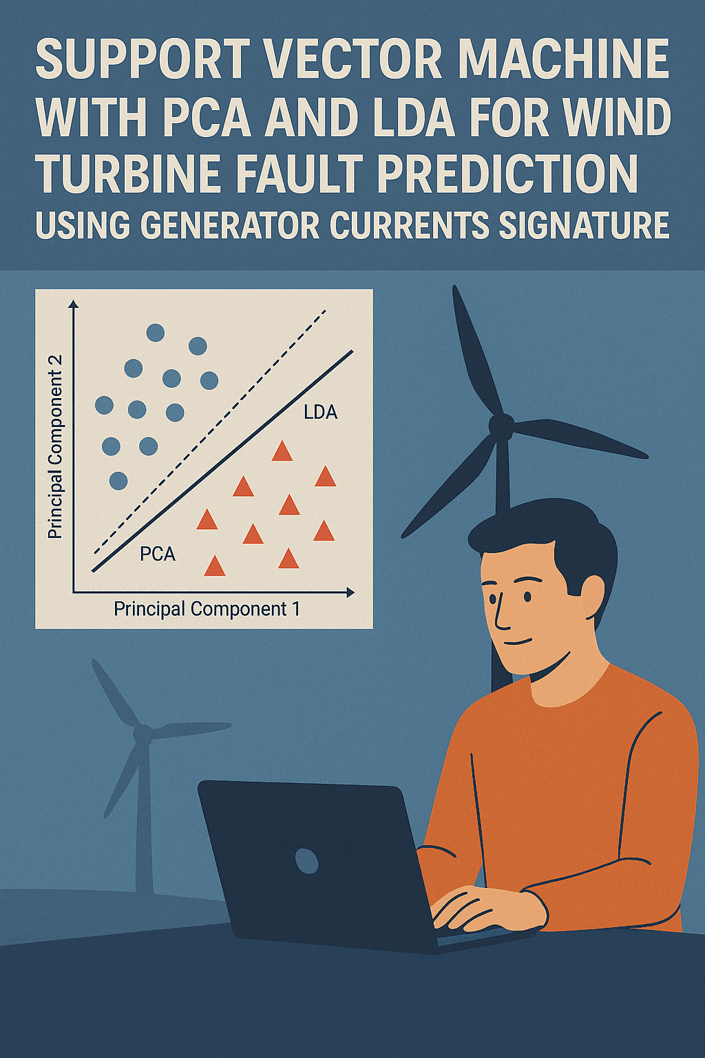 Wind Turbine Fault Prediction with SVM, PCA and LDA